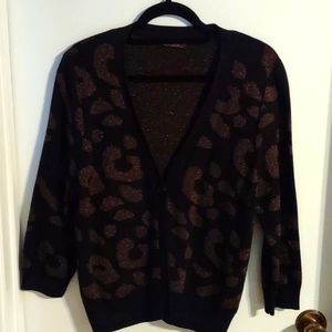 Takeout Xl black sparkle cardigan excellent condition